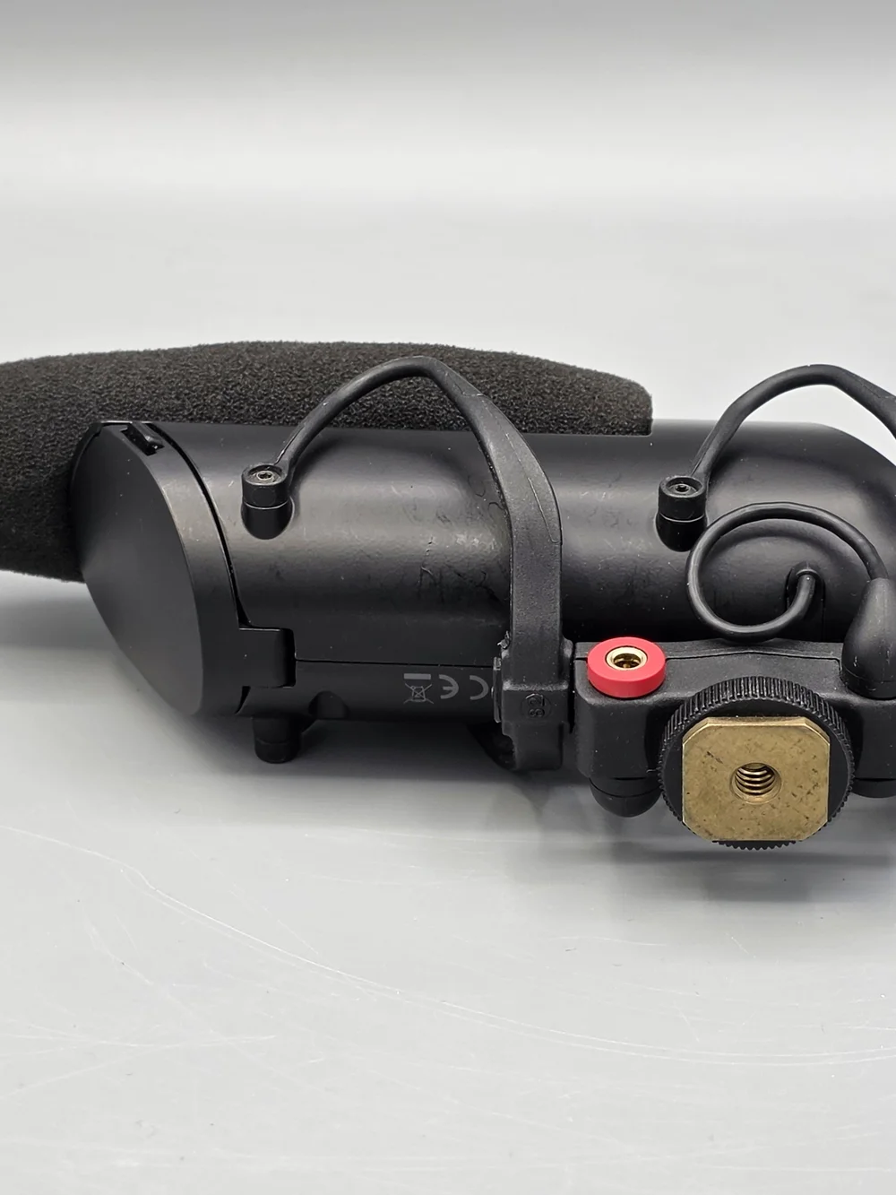 Shure Black Shotgun Microphone with Foam Windshield
